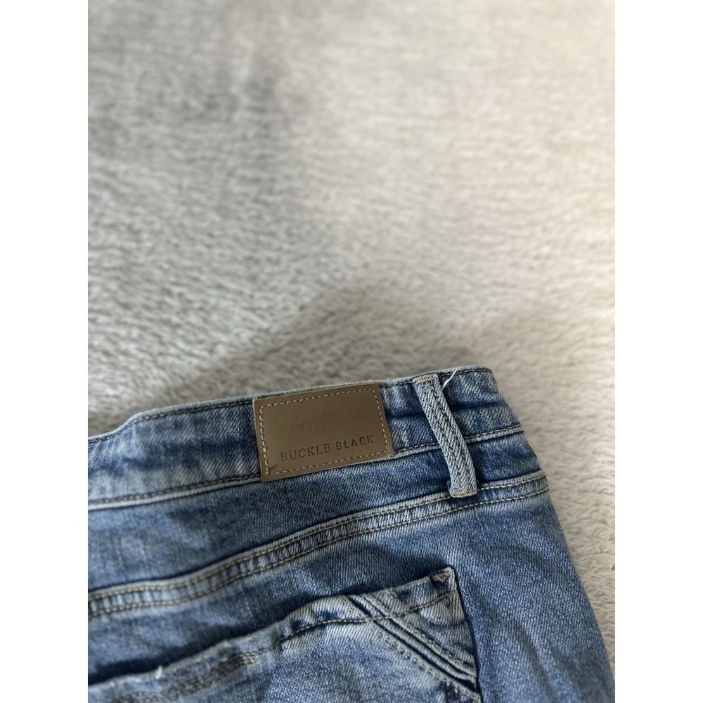 Buckle Black Classic Straight Men's Blue Denim Jeans Size 36x34 Pants - Picture 7 of 7